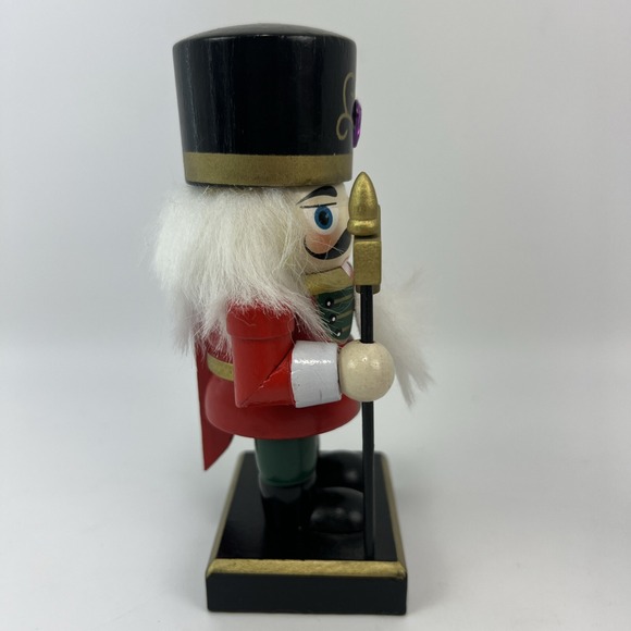 Lot Of 4 Merry Brite Nutcracker Wooden Figurines 6" Inches Tall - Picture 7 of 16